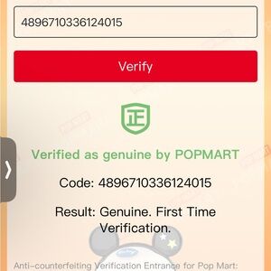 BNIB POP MART THE MONSTERS LABUBU COCA COLA Vinyl Plush keychain -Happy Factor